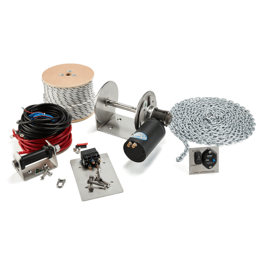 TUFF-200 Drum Anchor Winch Full Kit