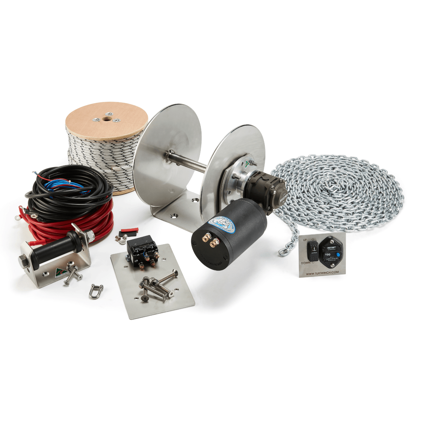 TUFF-240 High Capacity Drum Winch Kit