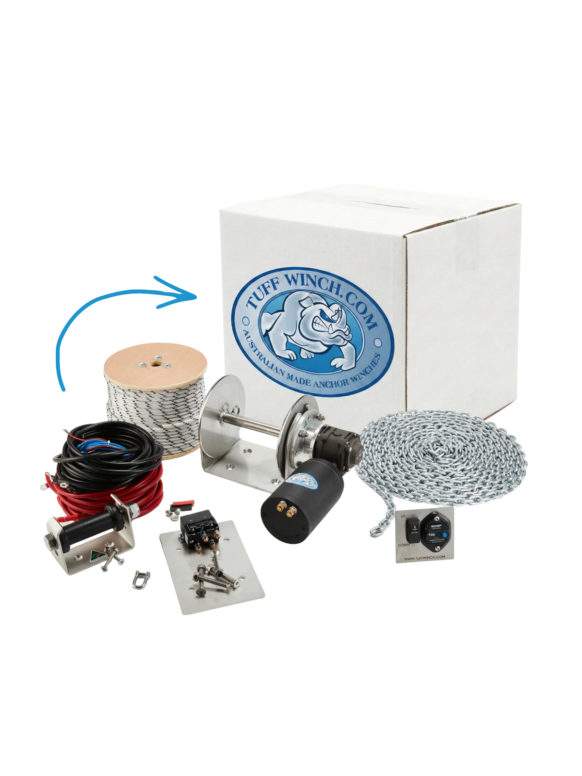 full anchoring system for your boat in one kit
